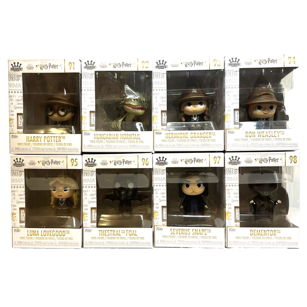 FUNKO Minis Wizarding World of Harry Potter Entire Set of 8- boxes #91-98 NEW